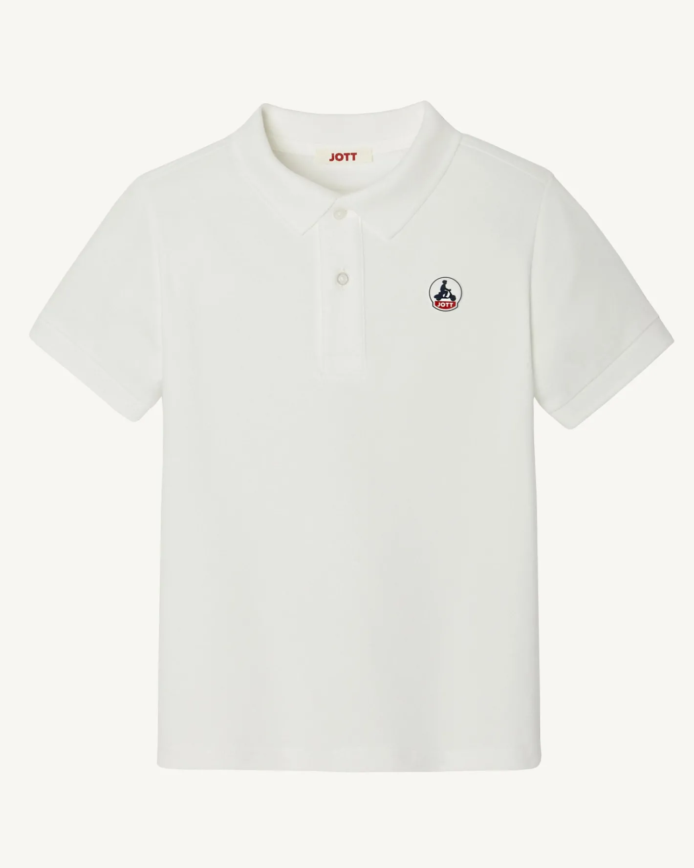 Kleding-JOTT Polo Enfant En Coton Biologique Blanc Salvador 901 Blanc