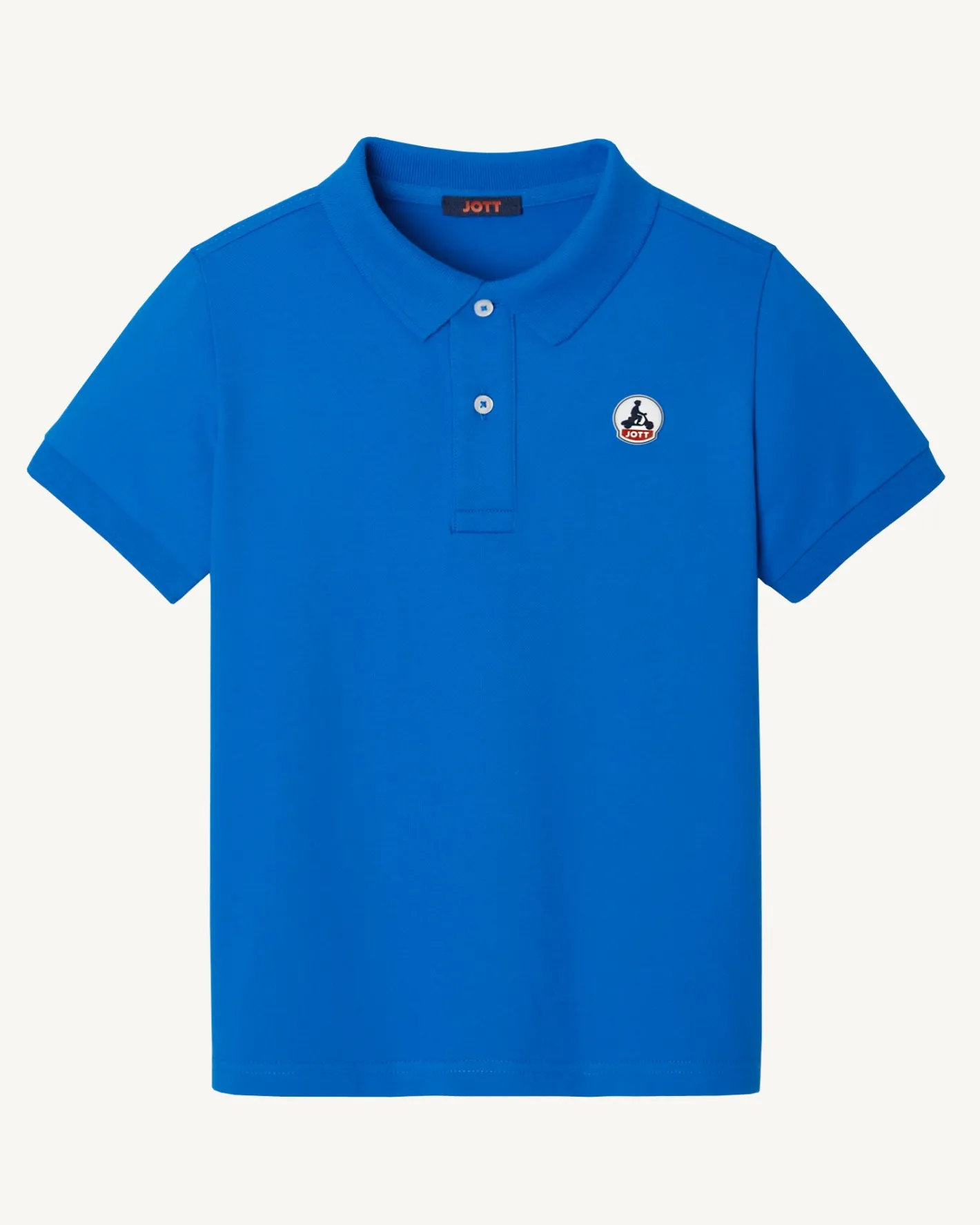 Kleding-JOTT Polo Enfant En Coton Biologique Azur Salvador 183 Azure