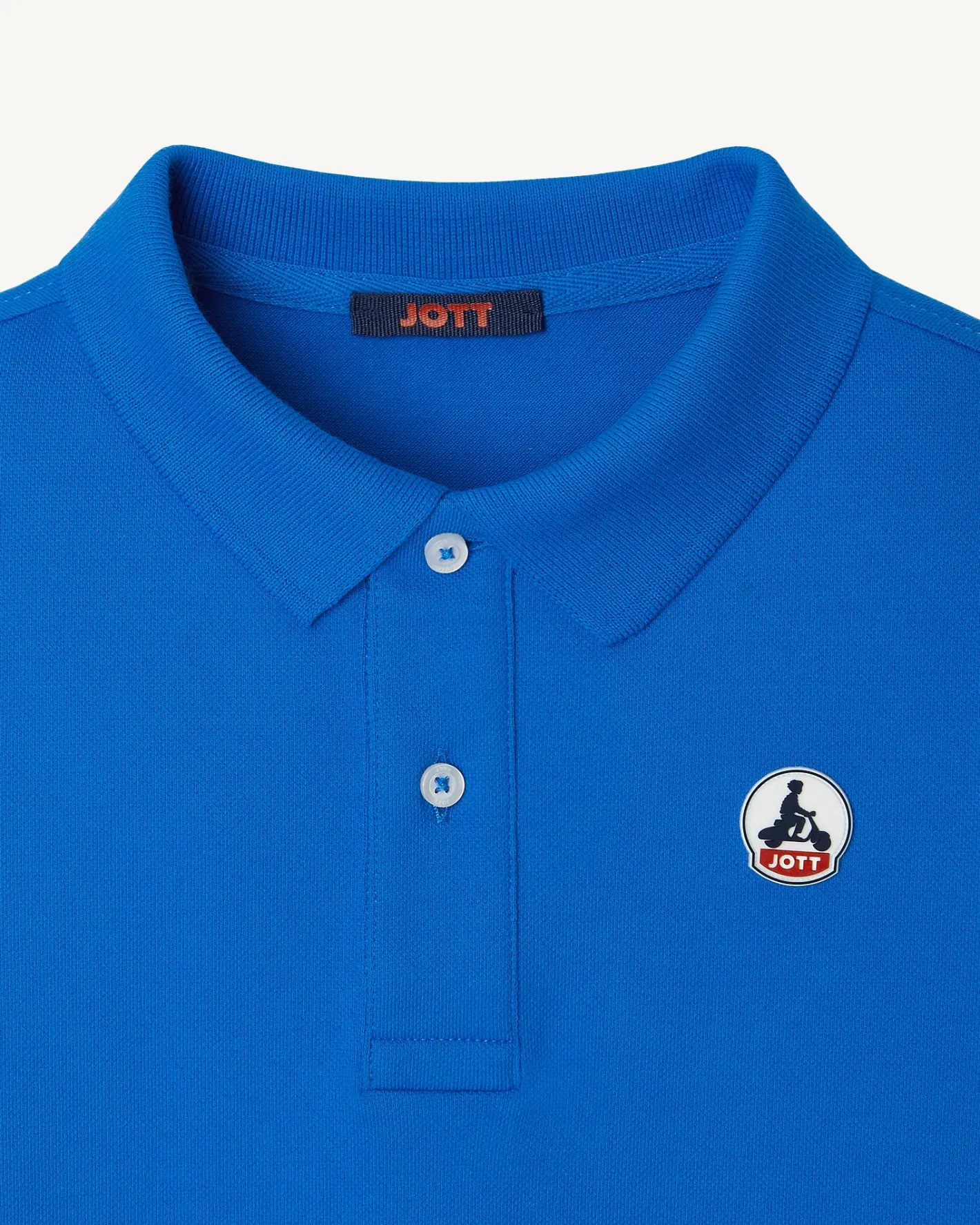 Kleding-JOTT Polo Enfant En Coton Biologique Azur Salvador 183 Azure