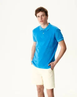 Kleding-JOTT Polo Eponge Azur Neil 183 Azure
