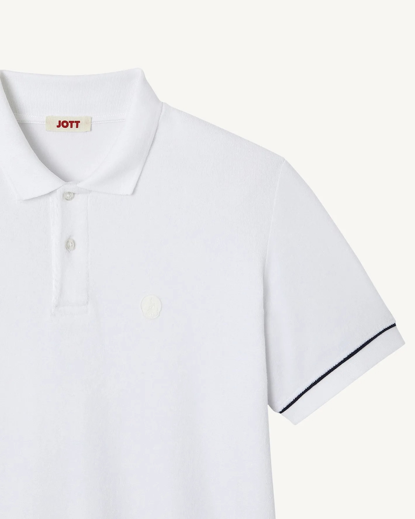 Kleding-JOTT Polo Eponge Blanc Neil 901 Blanc