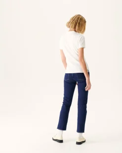 Kleding-JOTT Polo Femme En Coton Biologique Blanc Franca 901 Blanc