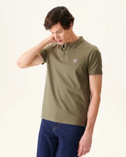 Kleding-JOTT Polo Homme En Coton Biologique Army Marbella 255 Army