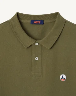 Kleding-JOTT Polo Homme En Coton Biologique Army Marbella 255 Army