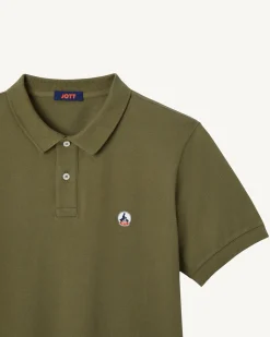 Kleding-JOTT Polo Homme En Coton Biologique Army Marbella 255 Army