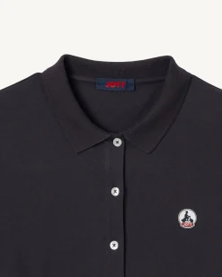 Kleding-JOTT Robe Polo Femme En Coton Biologique Marine Valencia 104 Navy