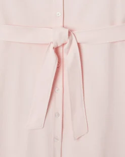 Kleding-JOTT Robe Polo Femme En Coton Biologique Rose Clair Valencia 463 Soft Pink