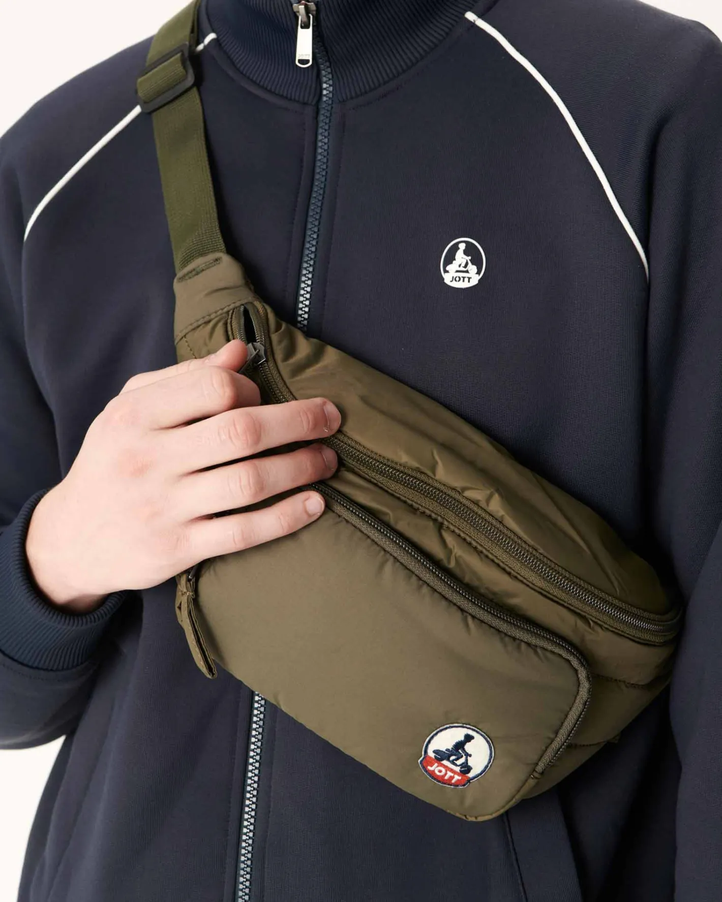 Tassen & Bagage-JOTT Sac Banane Bi-Matiere Army Dena 255 Army