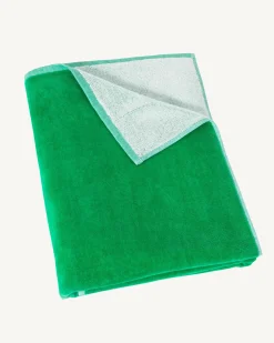 Accessoires-JOTT Serviette De Plage En Eponge Vert Beach 243 Poppy Green