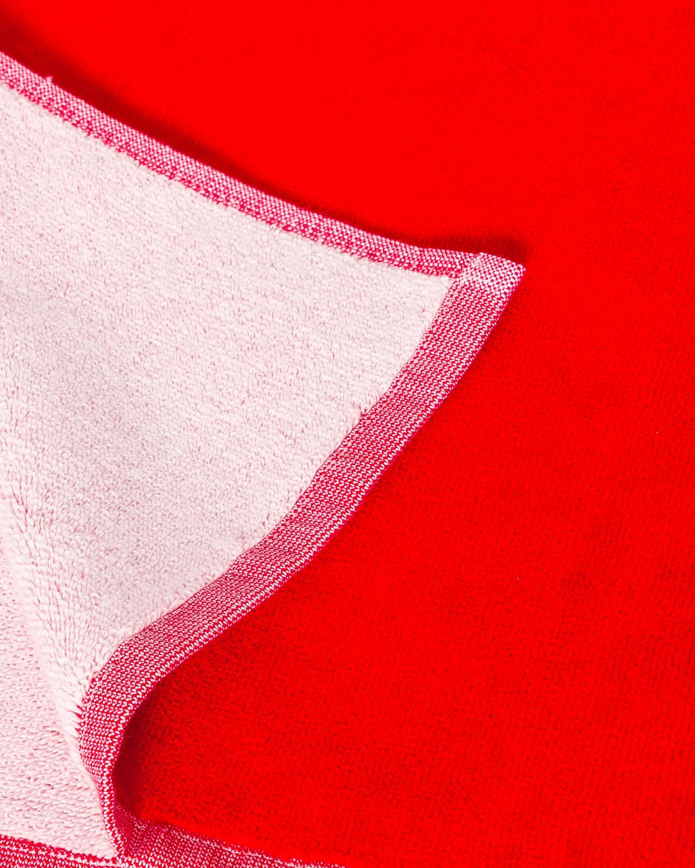 Accessoires-JOTT Serviette De Plage En Eponge Rouge Vif Beach 318 Fire Red