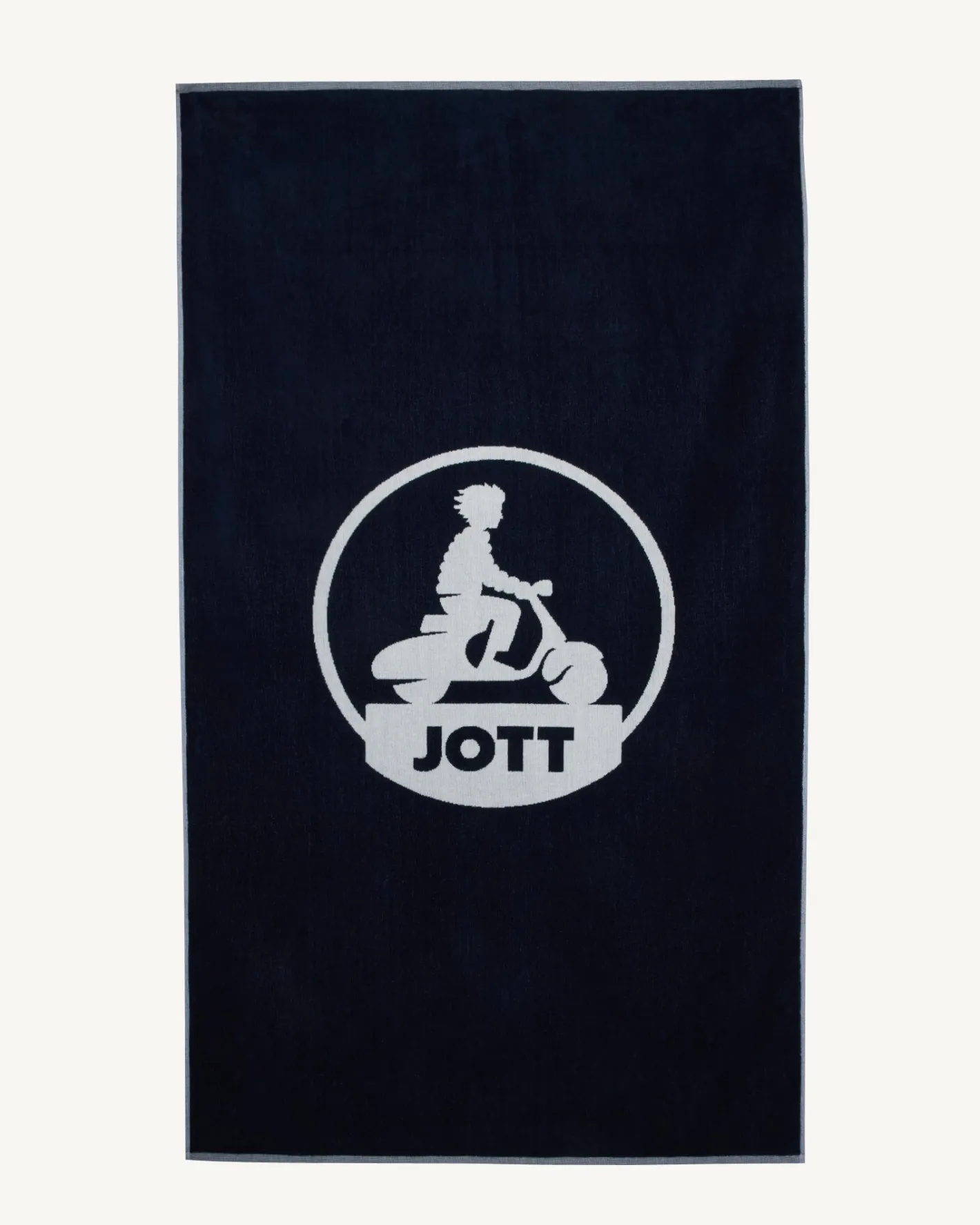 Accessoires-JOTT Serviette De Plage En Eponge Marine Beach 104 Navy