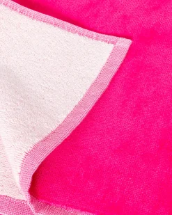 Accessoires-JOTT Serviette De Plage En Eponge Rose Intense Beach 457 Wild Rose
