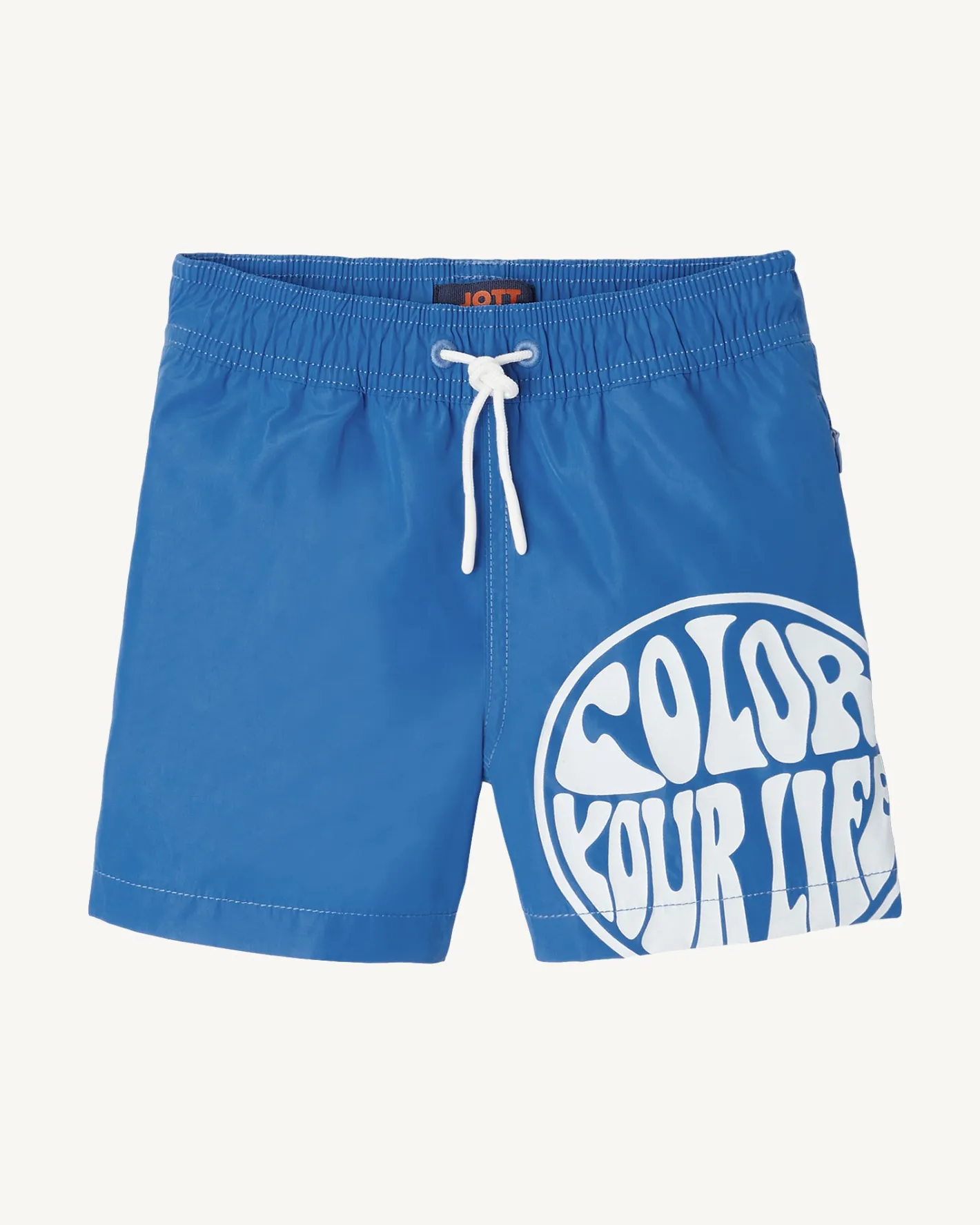 Kleding-JOTT Short De Bain Azur/Funday Blanc Enfant Cassis 1833 Azure/Funday White
