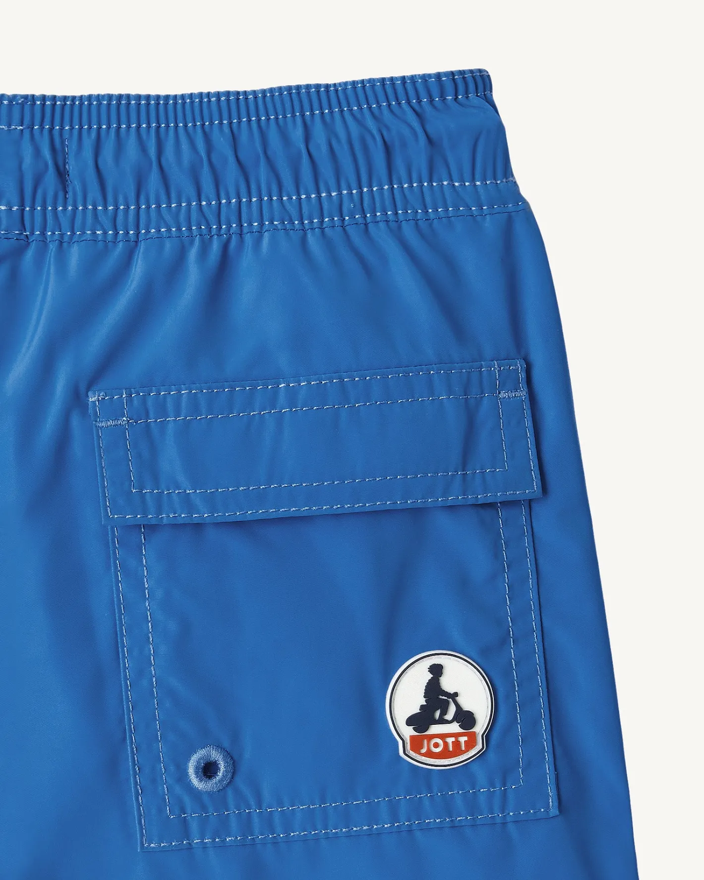 Kleding-JOTT Short De Bain Azur/Funday Blanc Enfant Cassis 1833 Azure/Funday White