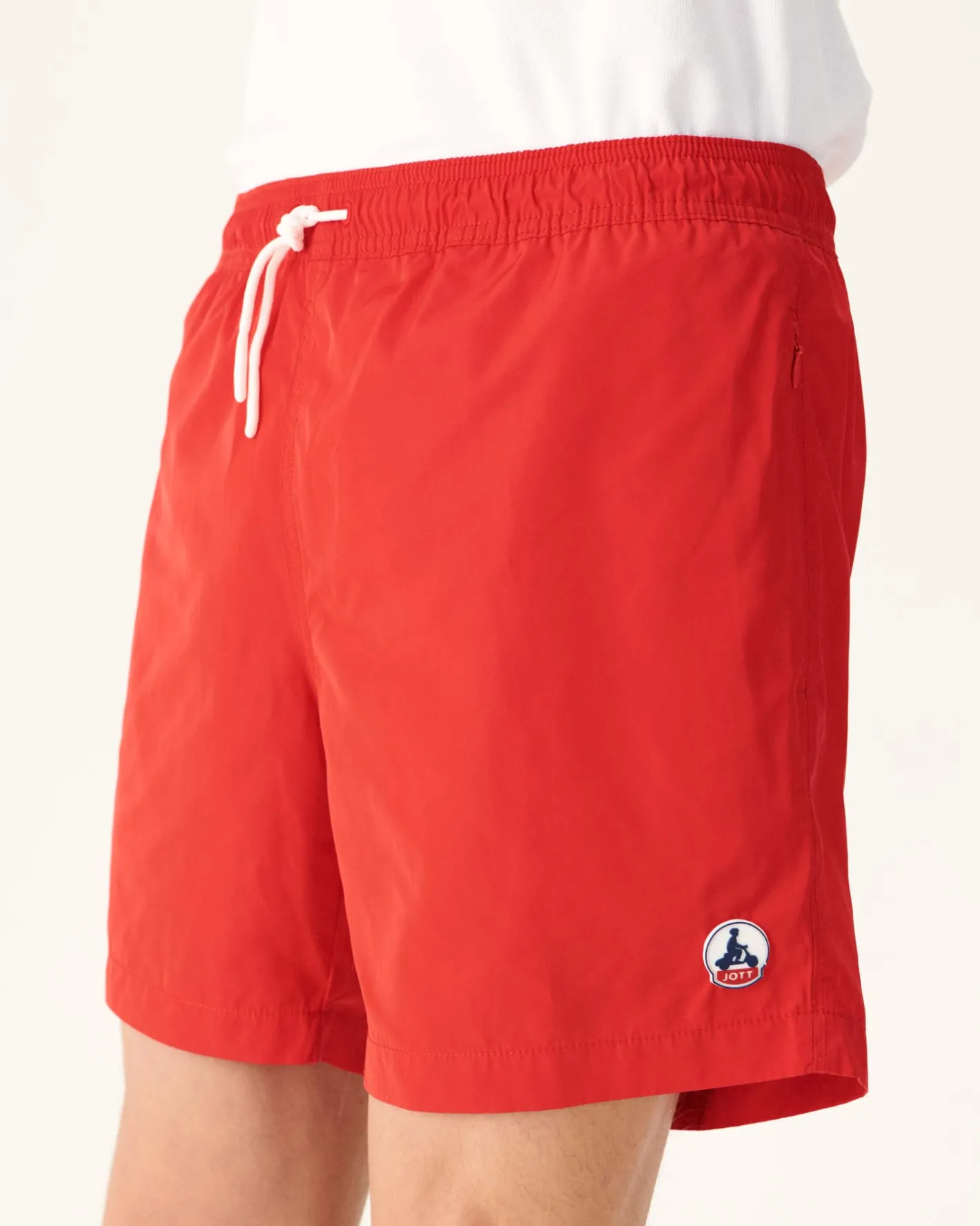 Kleding-JOTT Short De Bain Rouge Vif Biarritz 318 Fire Red
