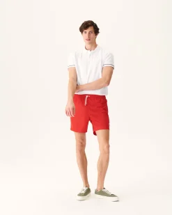 Kleding-JOTT Short De Bain Rouge Vif Biarritz 318 Fire Red