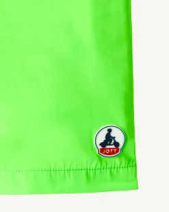 Kleding-JOTT Short De Bain Vert Fluo Enfant Cassis 215 Fluo Green