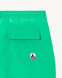 Kleding-JOTT Short De Bain Vert/Funday Blanc Biarritz 2432 Poppy Green /Funday White