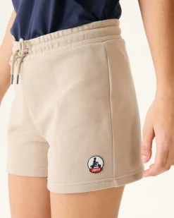 Kleding-JOTT Short En Coton Biologique Beige Barcelona 804 Beige