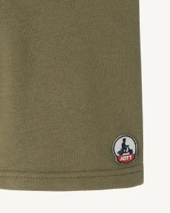 Kleding-JOTT Short Enfant En Coton Biologique Army Pereira 255 Army