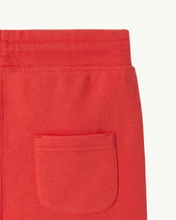 Kleding-JOTT Short Enfant En Coton Biologique Rouge Vif Pereira 318 Fire Red
