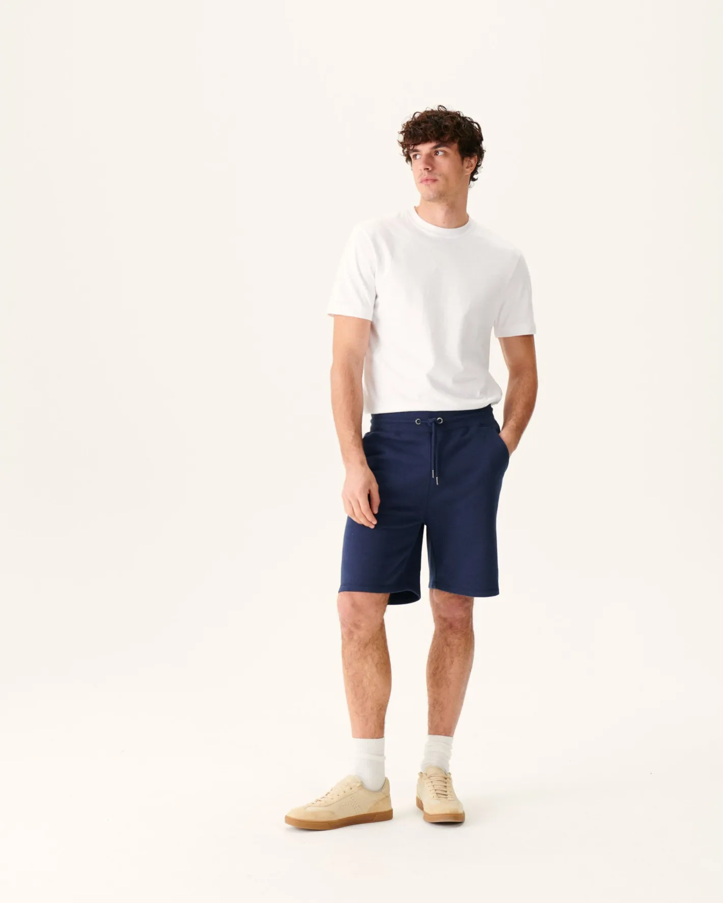Kleding-JOTT Short Homme En Coton Biologique Marine Medellin 104 Navy