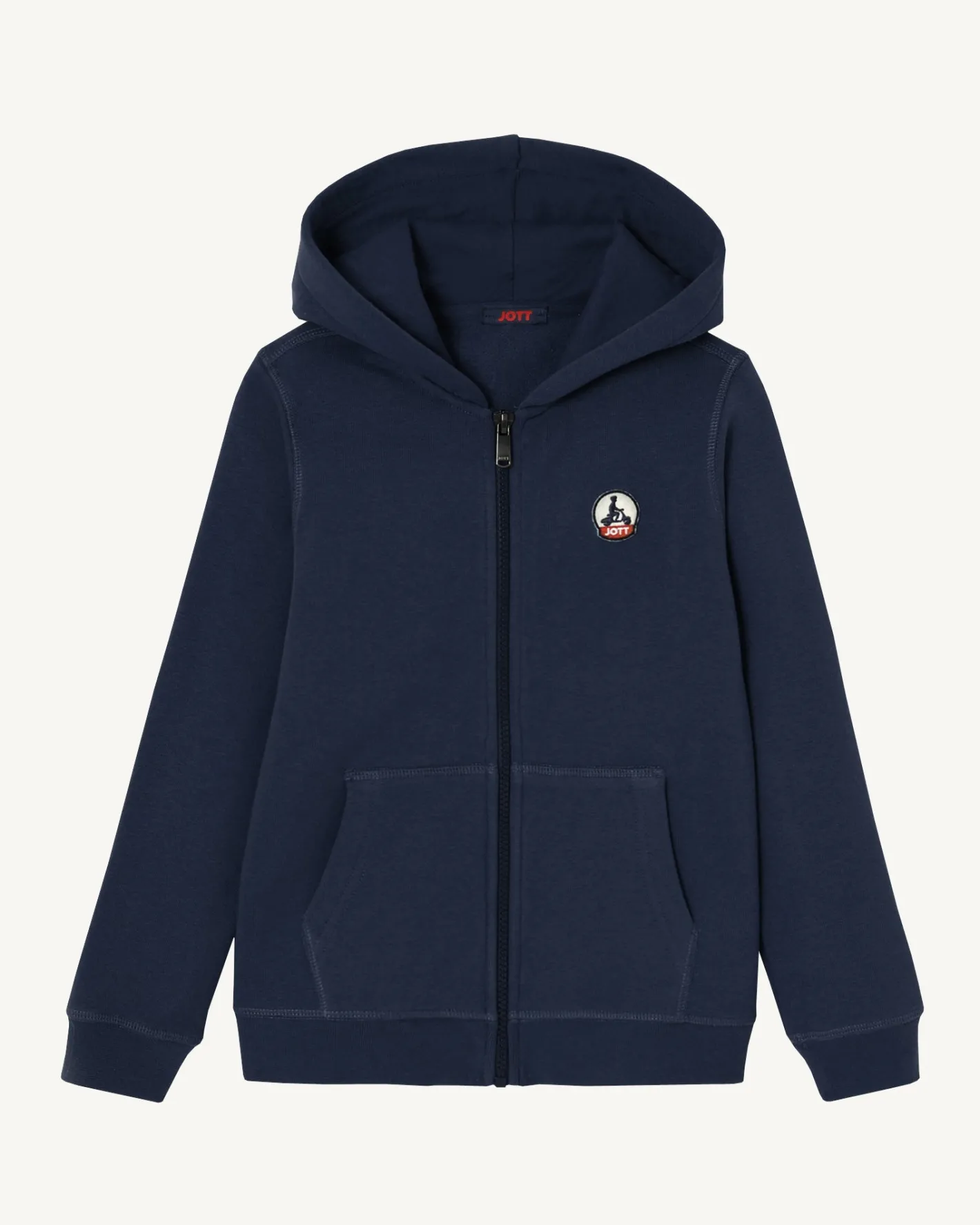 Kleding-JOTT Sweat A Capuche Enfant En Coton Biologique Marine Tijuana 104 Navy