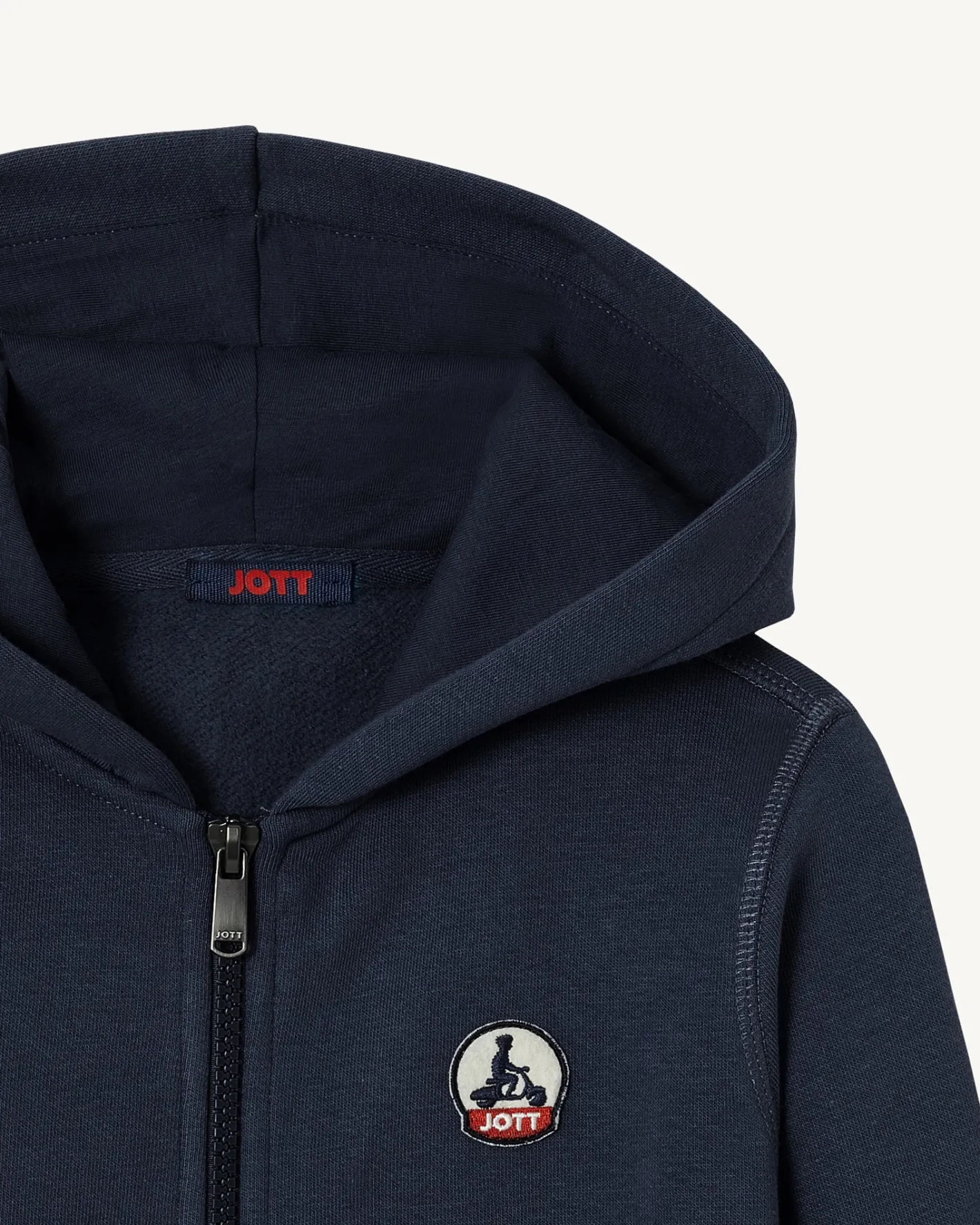 Kleding-JOTT Sweat A Capuche Enfant En Coton Biologique Marine Tijuana 104 Navy
