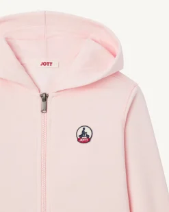 Kleding-JOTT Sweat A Capuche Enfant En Coton Biologique Rose Clair Tijuana 463 Soft Pink