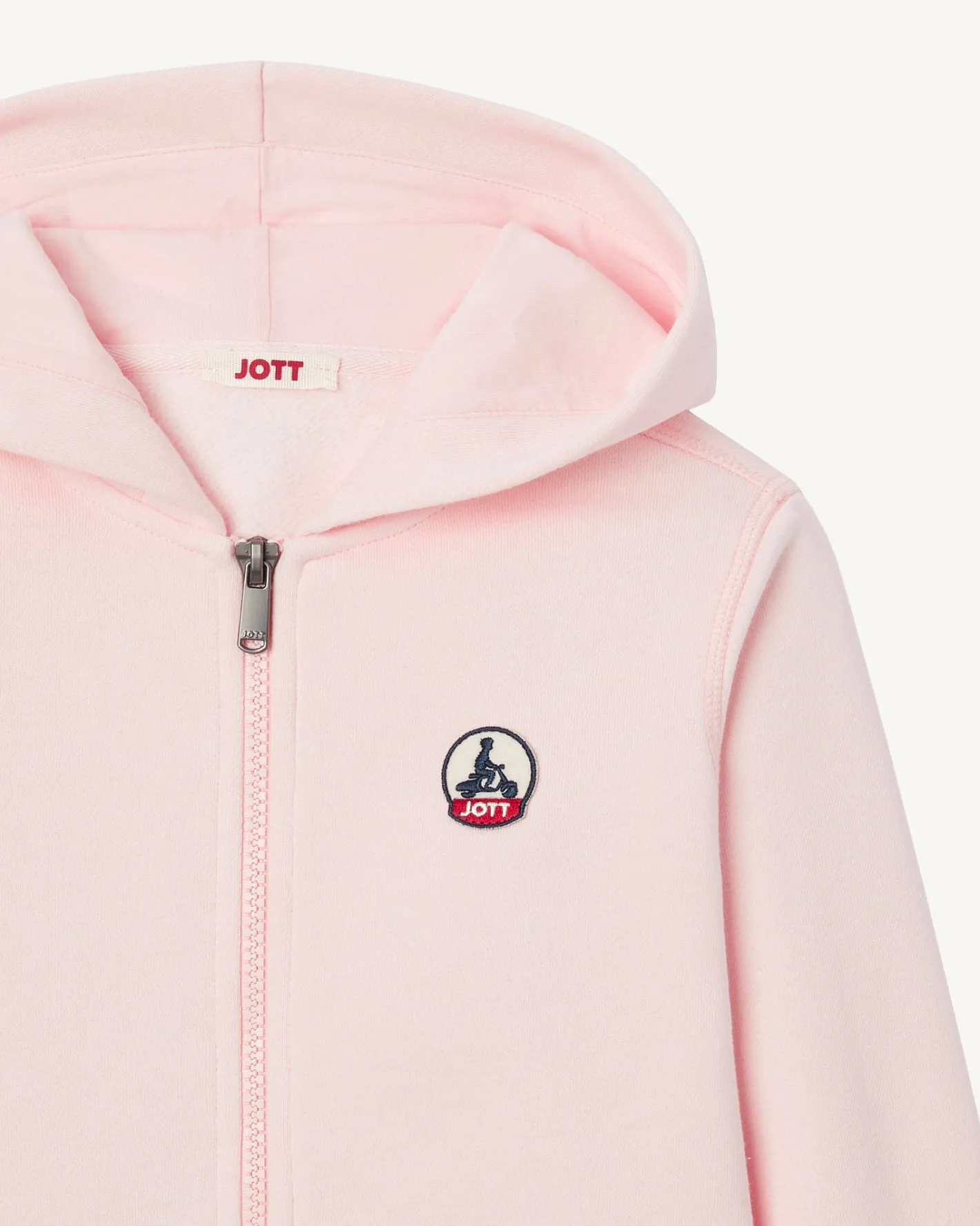 Kleding-JOTT Sweat A Capuche Enfant En Coton Biologique Rose Clair Tijuana 463 Soft Pink