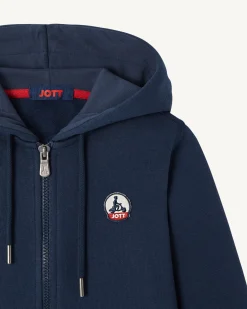 Kleding-JOTT Sweat A Capuche Enfant Marine Tijuana 104 Marine