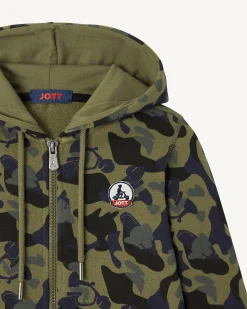 Kleding-JOTT Sweat A Capuche Enfant Print Militaire Tijuana 277 Print Militaire