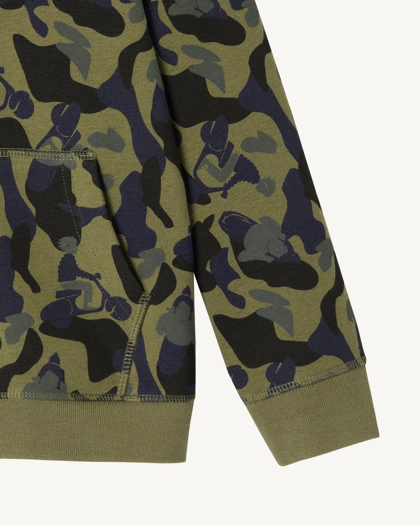 Kleding-JOTT Sweat A Capuche Enfant Print Militaire Tijuana 277 Print Militaire