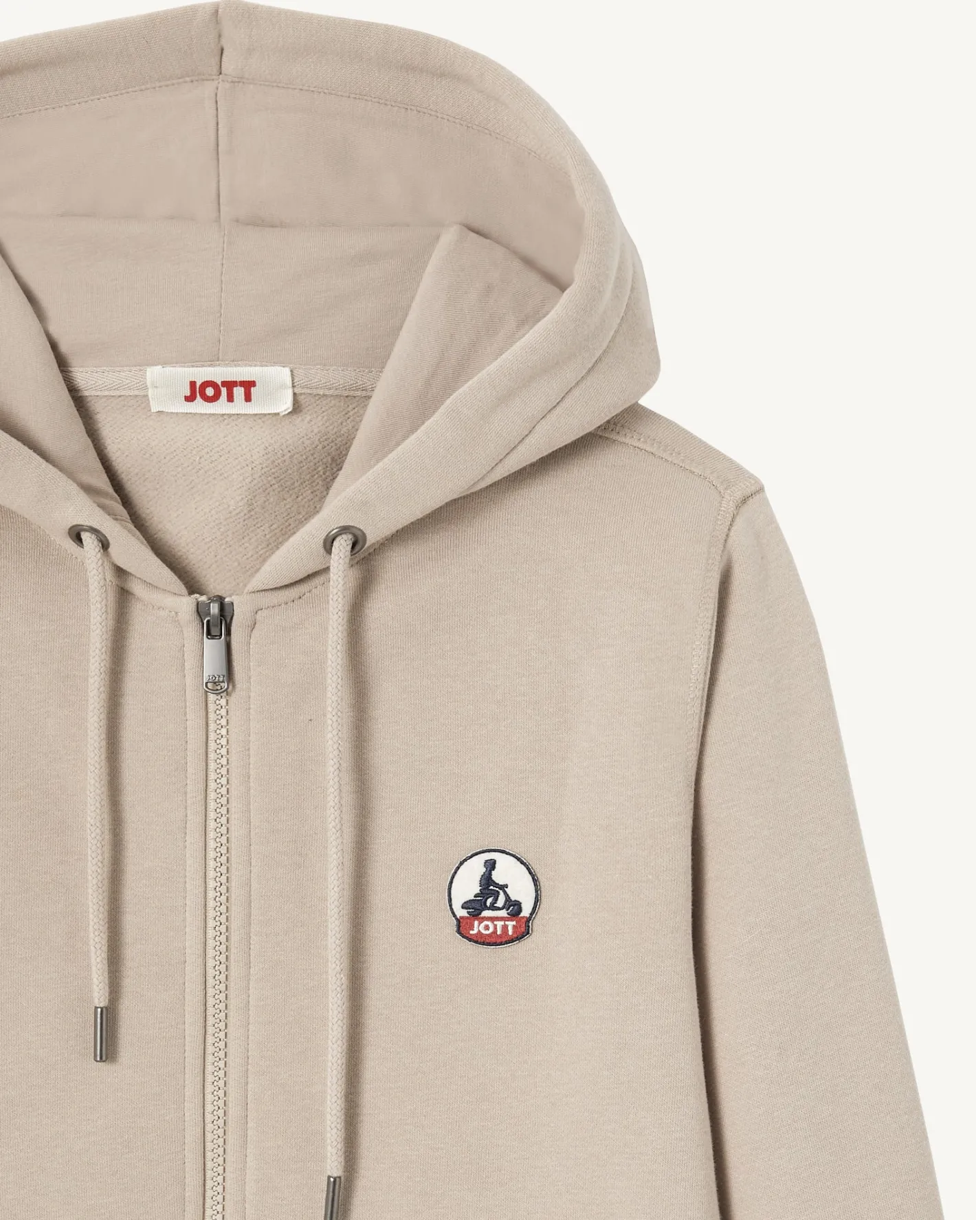 Kleding-JOTT Sweat A Capuche Femme En Coton Biologique Beige Oaxaca 804 Beige