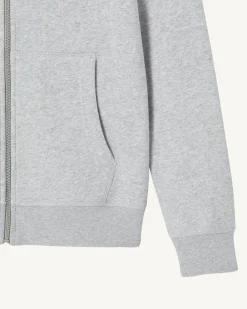 Kleding-JOTT Sweat A Capuche Femme En Coton Biologique Gris Chine Oaxaca 514 Gris Chine