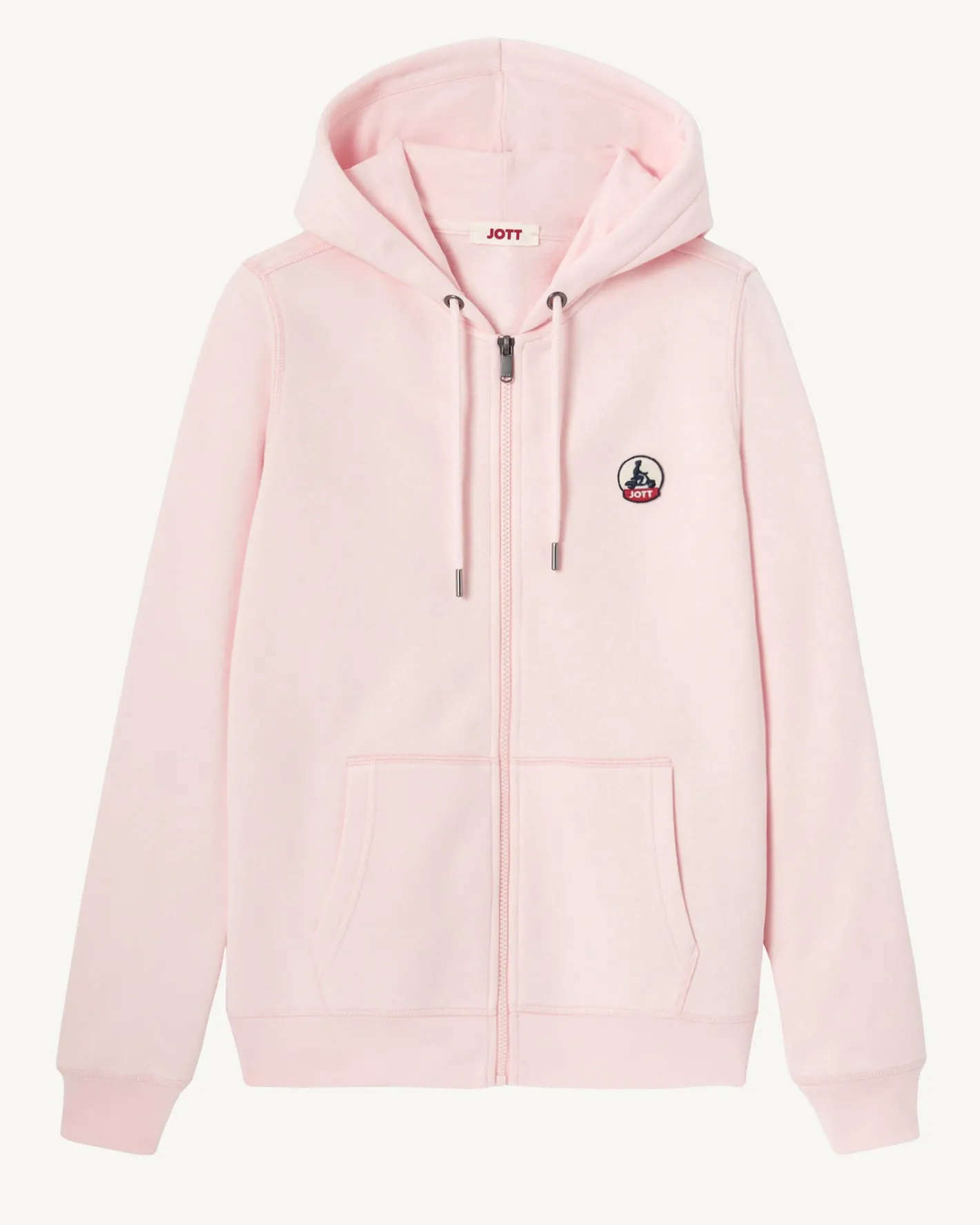 Kleding-JOTT Sweat A Capuche Femme En Coton Biologique Rose Clair Oaxaca 463 Soft Pink