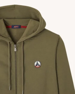 Kleding-JOTT Sweat A Capuche Homme Army Mexico 255 Army