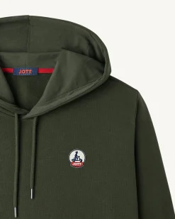 Kleding-JOTT Sweat A Capuche Homme Army Mataro 255 Army