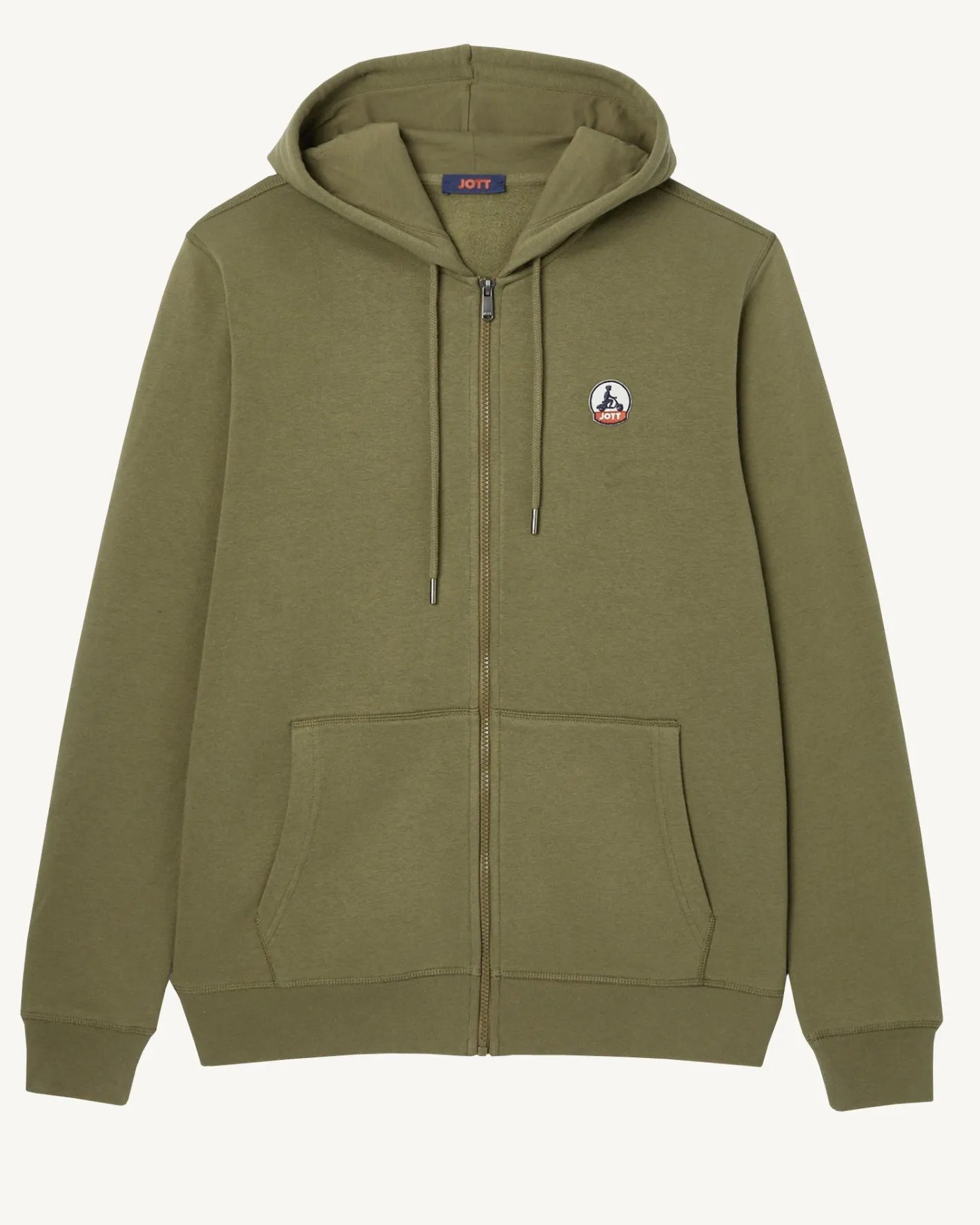 Kleding-JOTT Sweat A Capuche Homme En Coton Biologique Army Mexico 255 Army