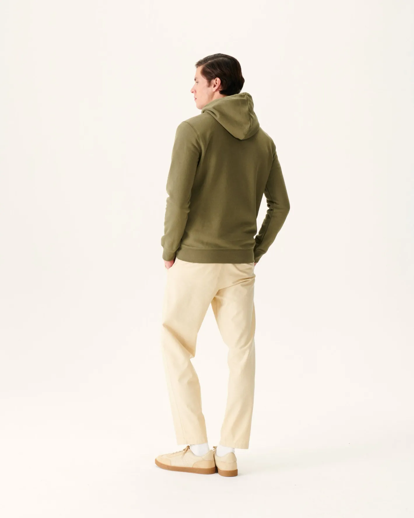 Kleding-JOTT Sweat A Capuche Homme En Coton Biologique Army Mexico 255 Army