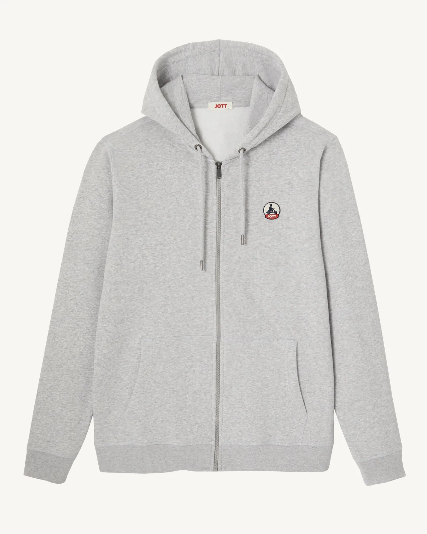Kleding-JOTT Sweat A Capuche Homme En Coton Biologique Gris Chine Mexico 514 Gris Chine