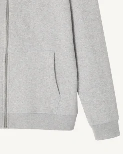Kleding-JOTT Sweat A Capuche Homme En Coton Biologique Gris Chine Mexico 514 Gris Chine