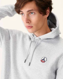 Kleding-JOTT Sweat A Capuche Homme En Coton Biologique Gris Chine Mataro 514 Gris Chine