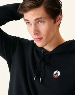 Kleding-JOTT Sweat A Capuche Homme En Coton Biologique Noir Mataro 999 Black
