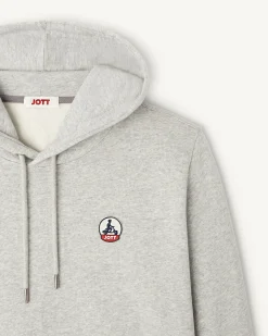 Kleding-JOTT Sweat A Capuche Homme Gris Chine Mataro 514 Gris Chine