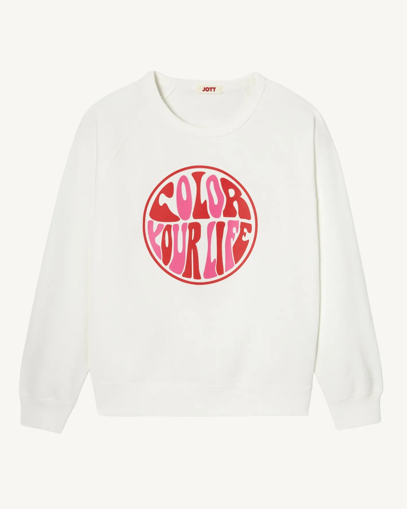 Kleding-JOTT Sweat A Imprime Femme En Coton Biologique Blanc Parati 901 Blanc