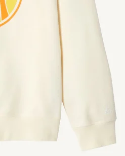 Kleding-JOTT Sweat A Imprime Femme En Coton Biologique Ecru Parati 895 Off-White
