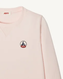 Kleding-JOTT Sweat En Coton Biologique Rose Clair Elvas 463 Soft Pink
