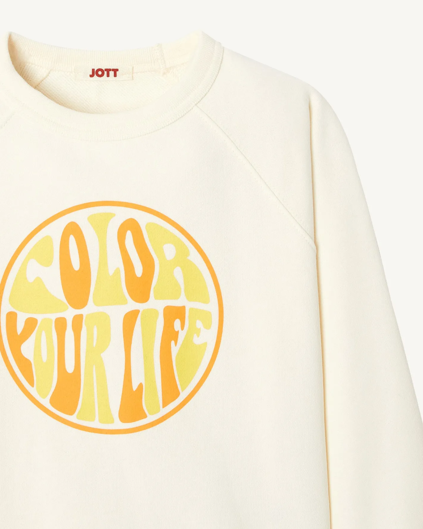 Kleding-JOTT Sweat En Coton Biologique Ecru Enfant Catalan 895 Off-White