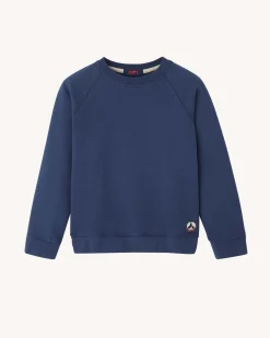 Kleding-JOTT Sweat Enfant Bleu Abysse Bronx 124 Bleu Abysse